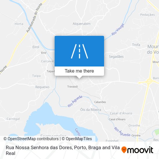 Rua Nossa Senhora das Dores mapa
