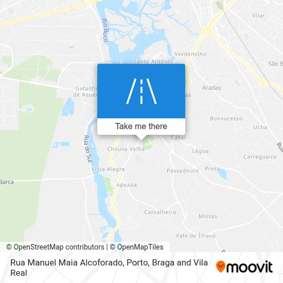 Rua Manuel Maia Alcoforado map