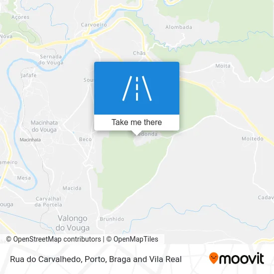 Rua do Carvalhedo map