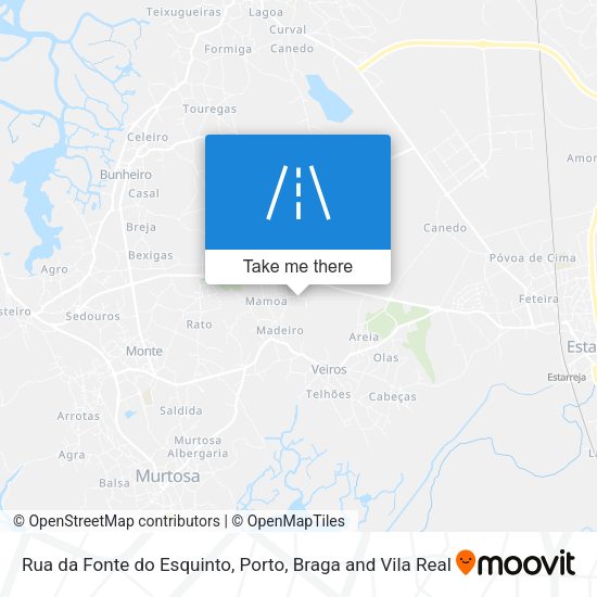 Rua da Fonte do Esquinto map