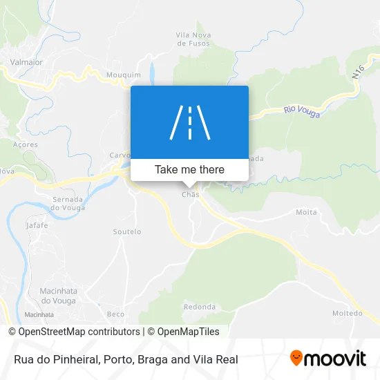 Rua do Pinheiral map