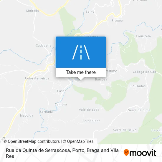 Rua da Quinta de Serrascosa map