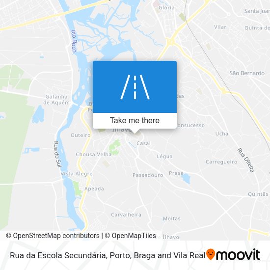 Rua da Escola Secundária map