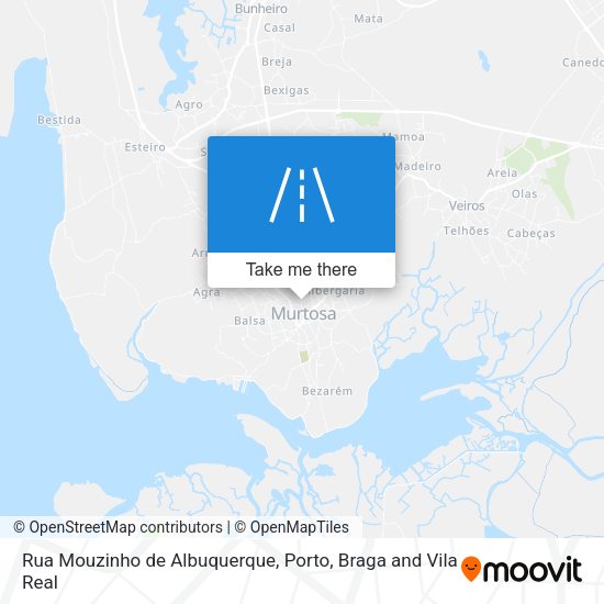 Rua Mouzinho de Albuquerque mapa