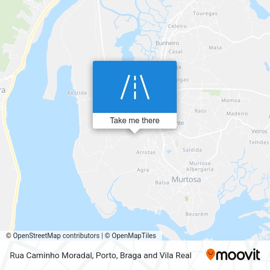 Rua Caminho Moradal mapa