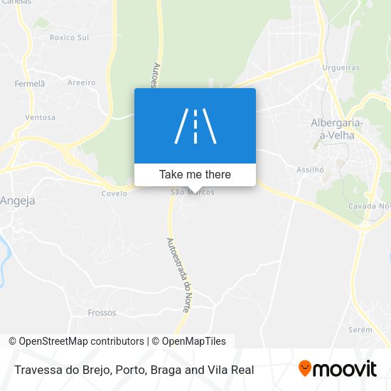 Travessa do Brejo mapa