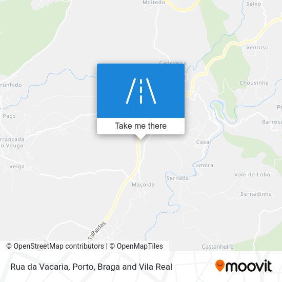Rua da Vacaria mapa