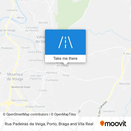 Rua Padeiras da Veiga map