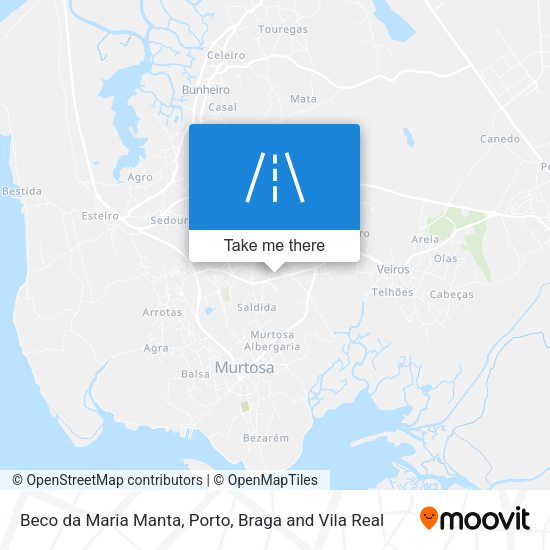 Beco da Maria Manta mapa