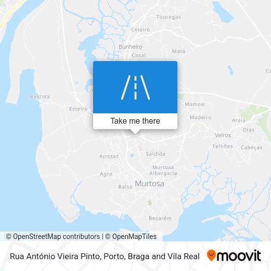 Rua António Vieira Pinto map