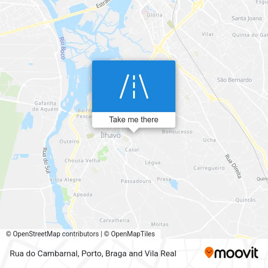 Rua do Cambarnal map