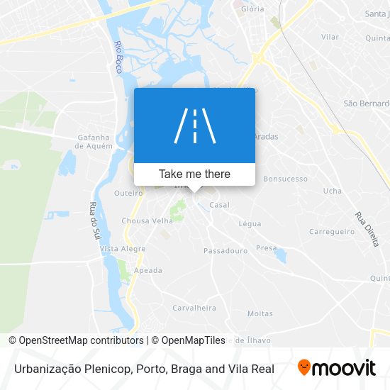 Urbanização Plenicop map
