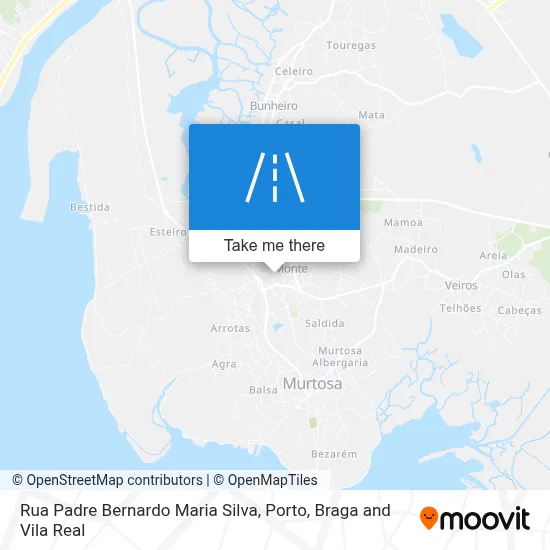 Rua Padre Bernardo Maria Silva map