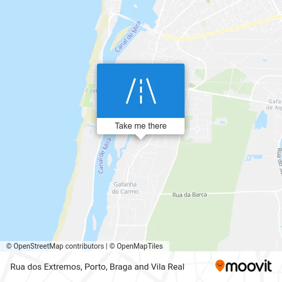 Rua dos Extremos map