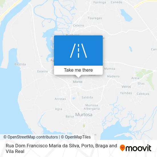 Rua Dom Francisco Maria da Silva map