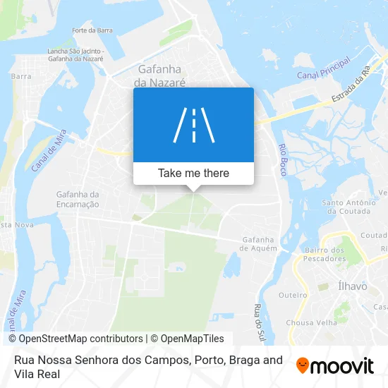 Rua Nossa Senhora dos Campos map