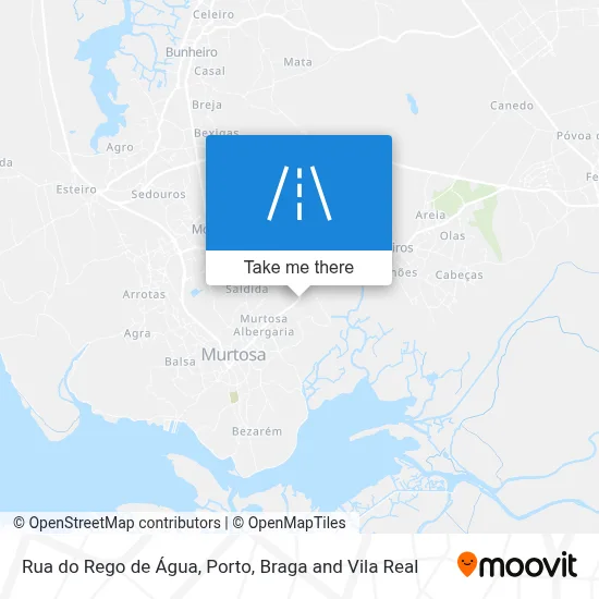 Rua do Rego de Água map