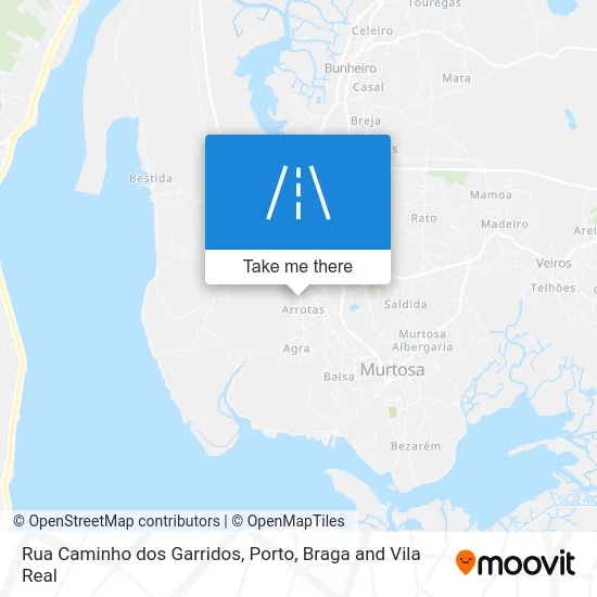 Rua Caminho dos Garridos map