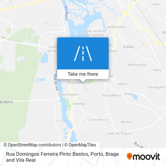 Rua Domingos Ferreira Pinto Bastos map