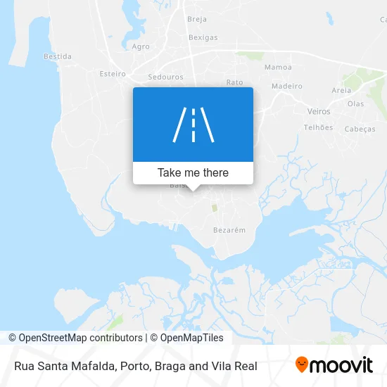 Rua Santa Mafalda map