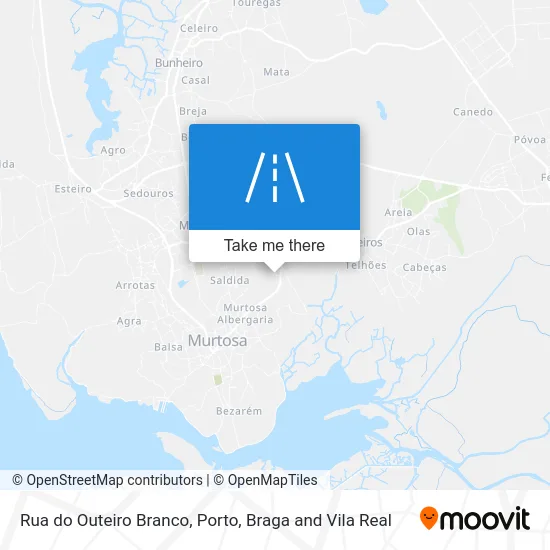 Rua do Outeiro Branco map