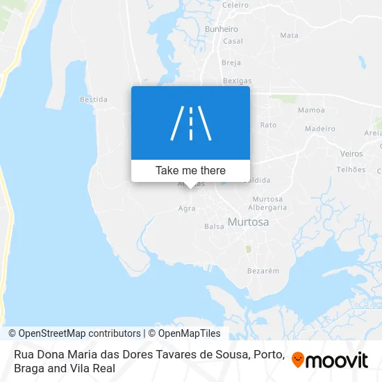 Rua Dona Maria das Dores Tavares de Sousa map