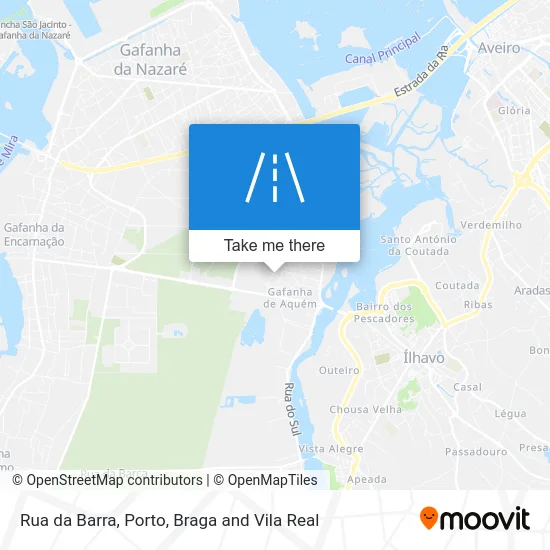 Rua da Barra map