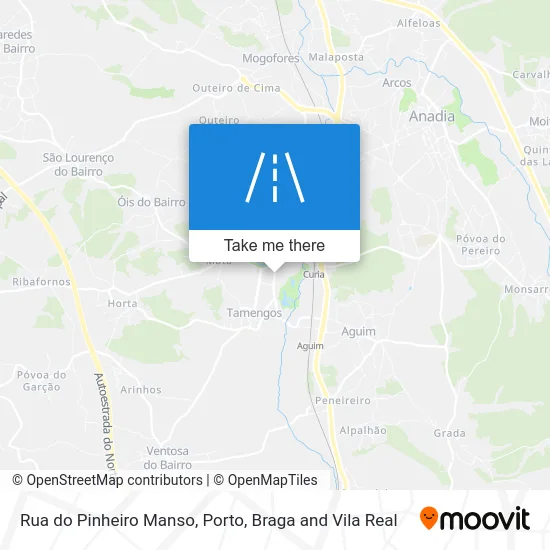 Rua do Pinheiro Manso map