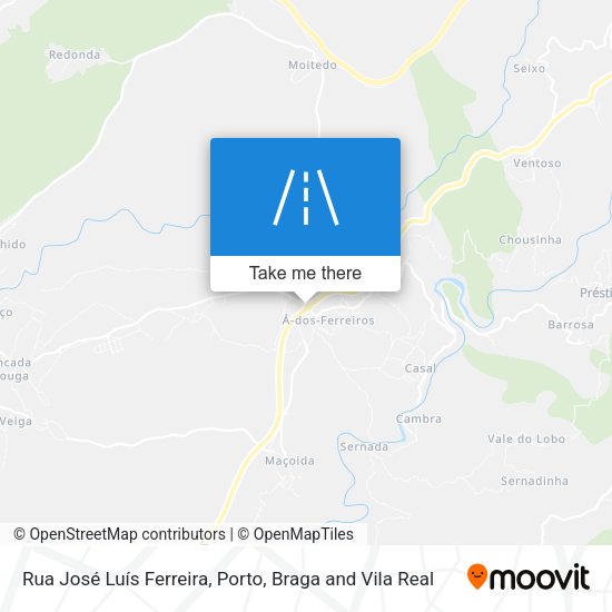 Rua José Luís Ferreira map