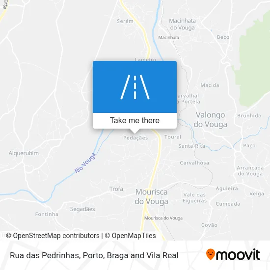 Rua das Pedrinhas map