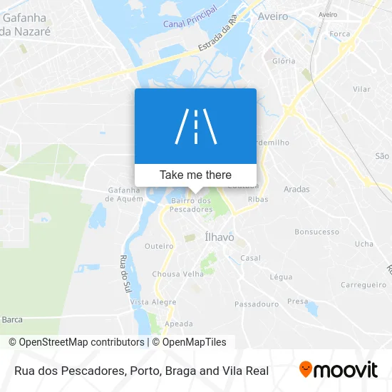 Rua dos Pescadores map