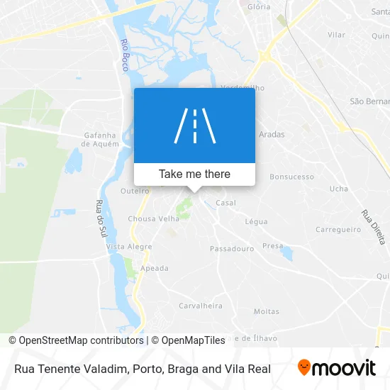 Rua Tenente Valadim map