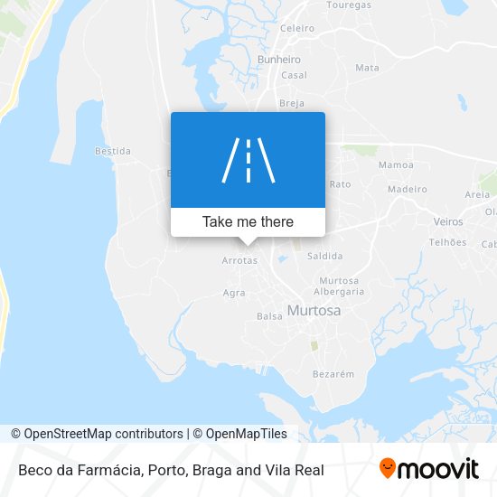 Beco da Farmácia mapa
