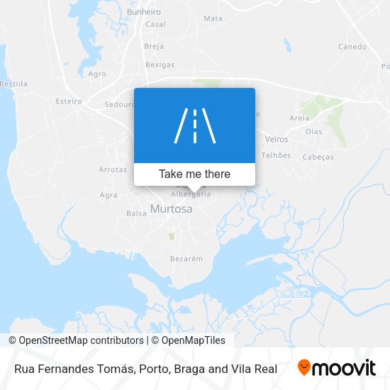 Rua Fernandes Tomás map