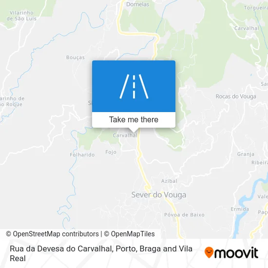 Rua da Devesa do Carvalhal map