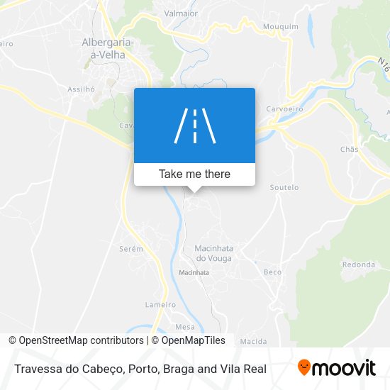 Travessa do Cabeço mapa