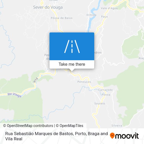 Rua Sebastião Marques de Bastos mapa