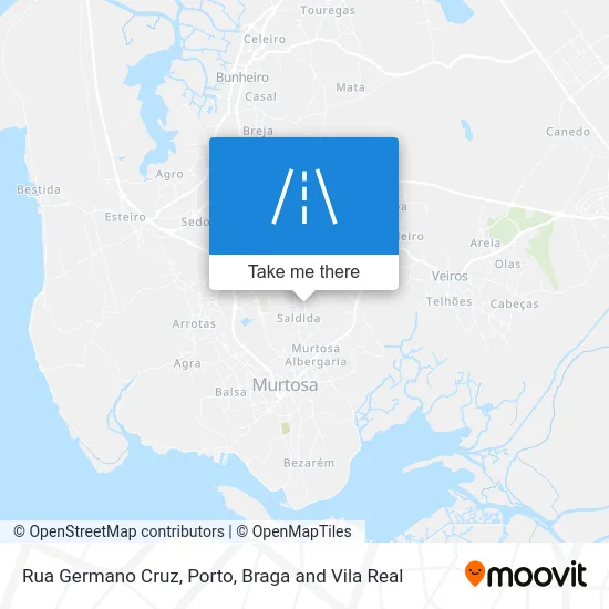 Rua Germano Cruz map