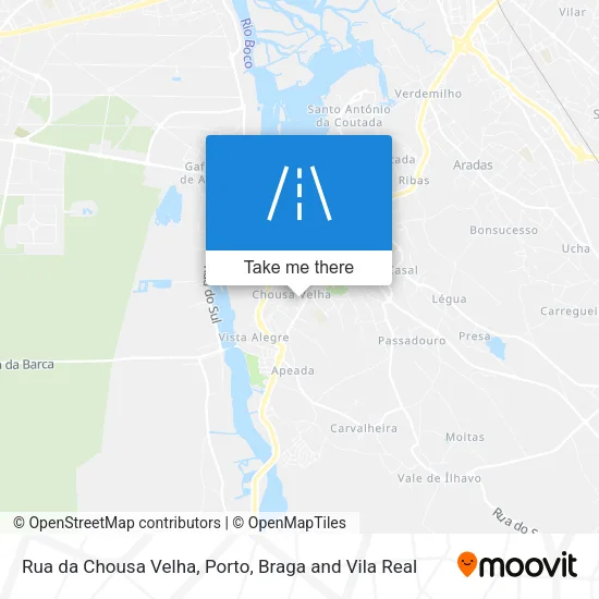 Rua da Chousa Velha map