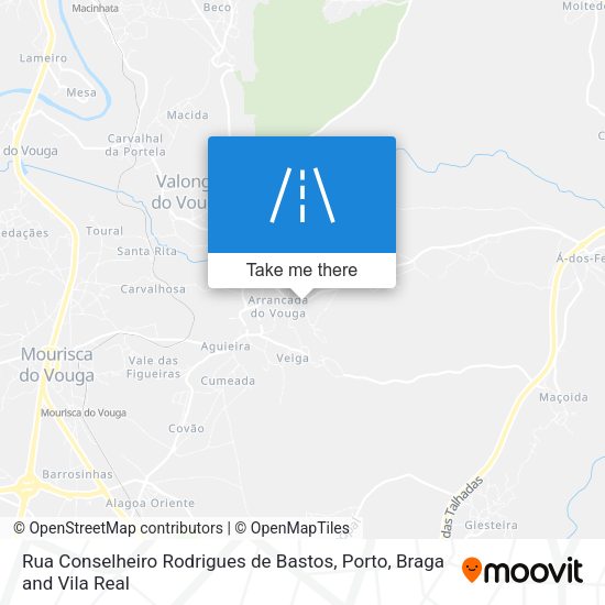 Rua Conselheiro Rodrigues de Bastos mapa