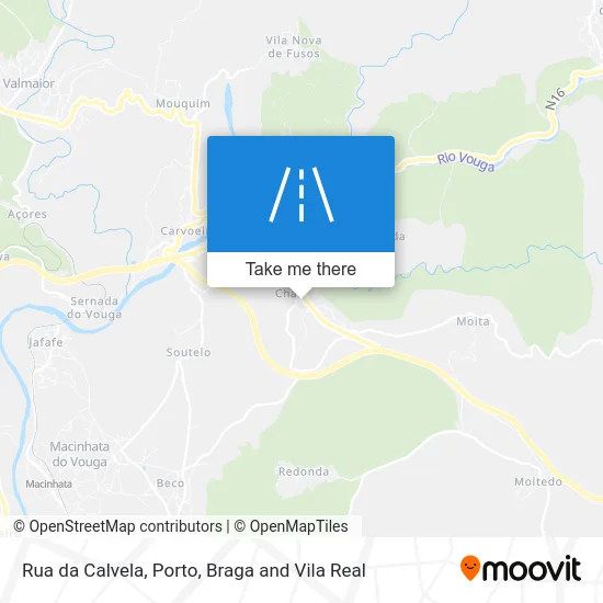 Rua da Calvela map