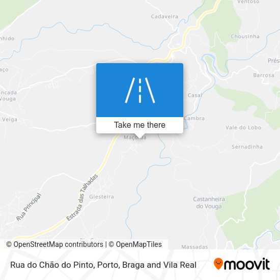Rua do Chão do Pinto map