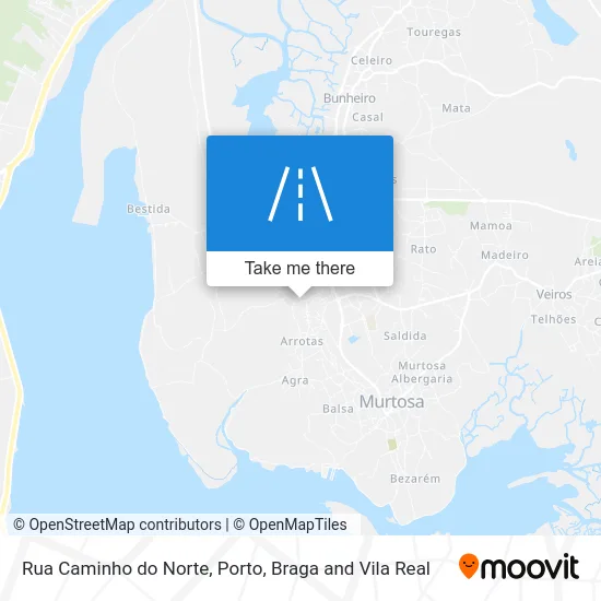 Rua Caminho do Norte map