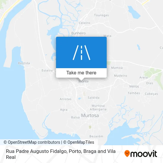Rua Padre Augusto Fidalgo map