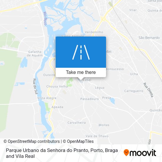 Parque Urbano da Senhora do Pranto map