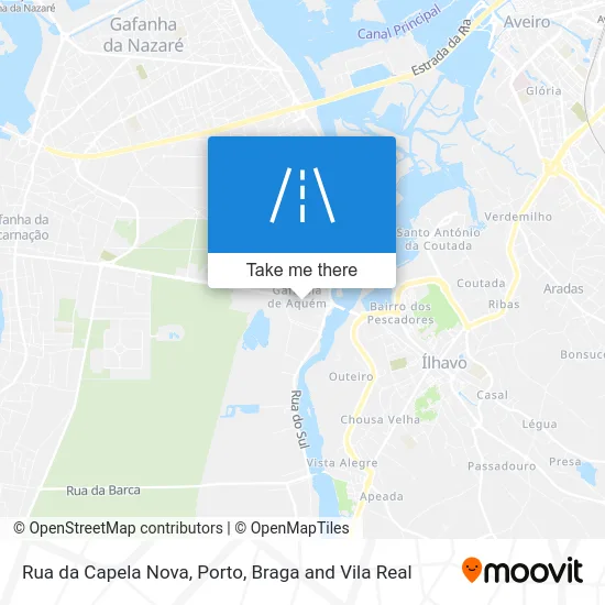 Rua da Capela Nova map
