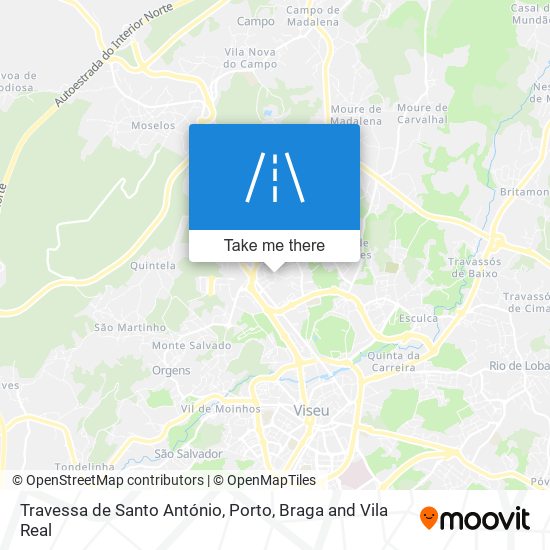 Travessa de Santo António map