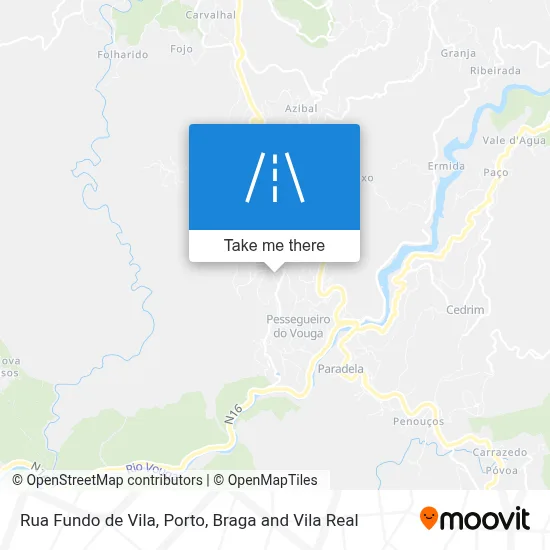 Rua Fundo de Vila map