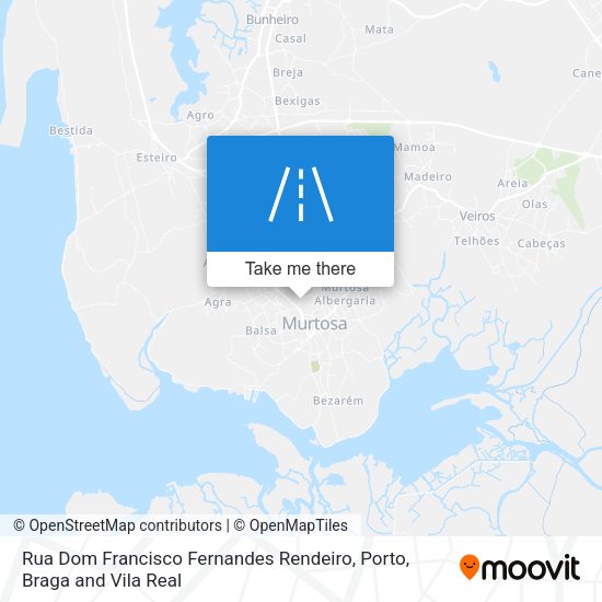 Rua Dom Francisco Fernandes Rendeiro mapa