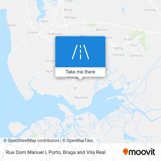 Rua Dom Manuel I map